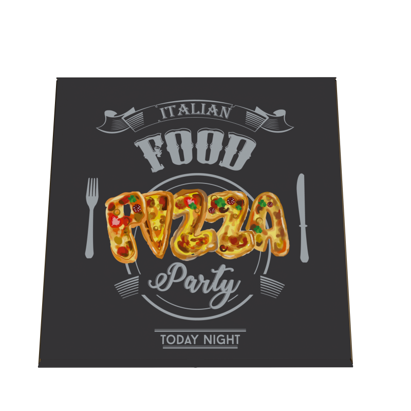 Biodegradable Brown Kraft Paper Pizza Box High Quality Food Corrugated Box Packaging