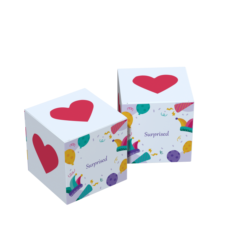 Custom Explosion Design Pop-Up Gift Box Confetti Birthday Valentine's Day Bomb Surprise Gift Box