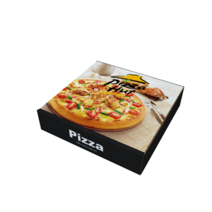 High Quality Custom Pizza Packaging Box Biodegradable Pizza Food Box Wholesale Takeaway Fast Food Paper Packaging