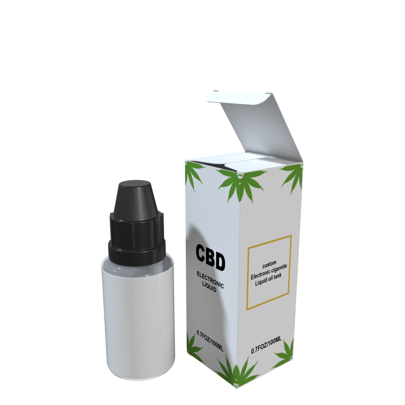 Custom Logo Cbd Plant Extracts Pure Hemp Oil Box Hemp Seed Oil For Skin Care Hemp Oil Body Massage Packaging Box