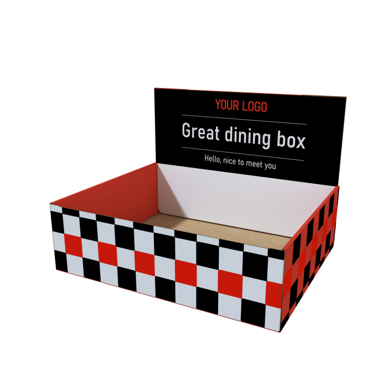 Custom Kraft Food Packaging Container Hot to Go Paper Food Cardboard Catering Takeaway Grazing Box