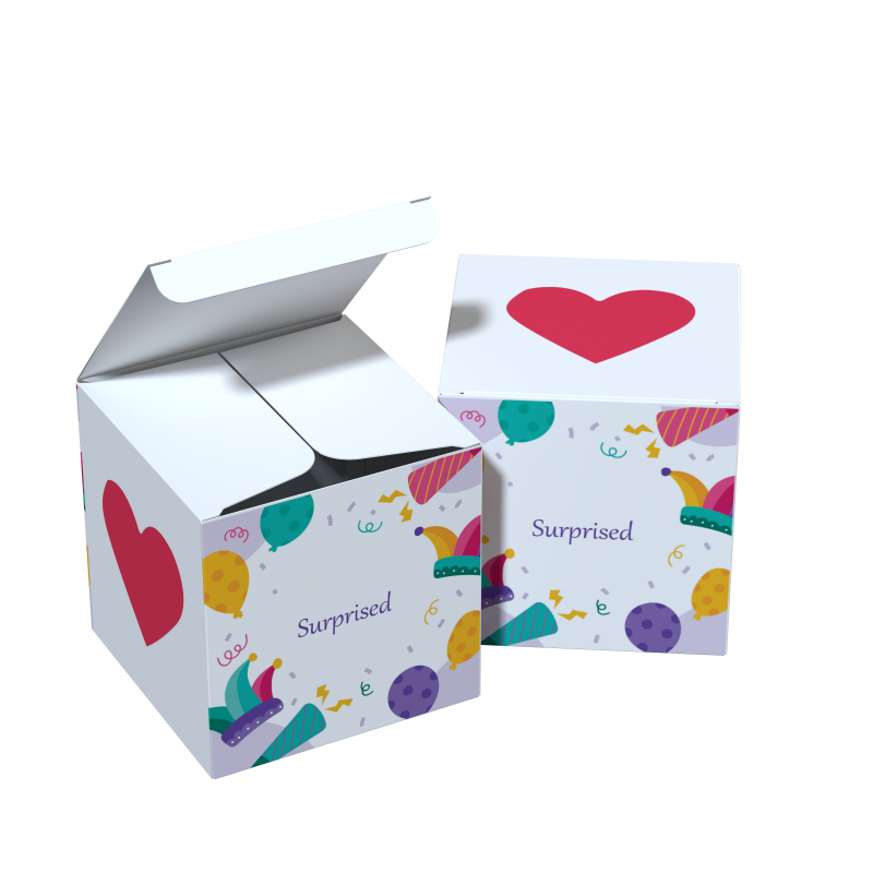 Custom Explosion Design Pop-Up Gift Box Confetti Birthday Valentine's Day Bomb Surprise Gift Box