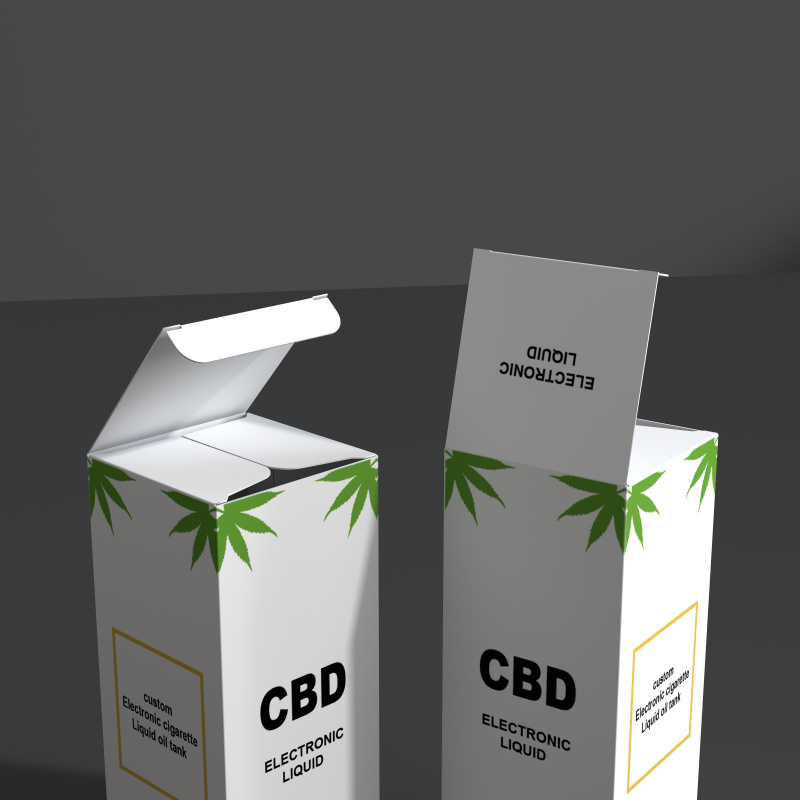 Custom Logo Cbd Plant Extracts Pure Hemp Oil Box Hemp Seed Oil For Skin Care Hemp Oil Body Massage Packaging Box