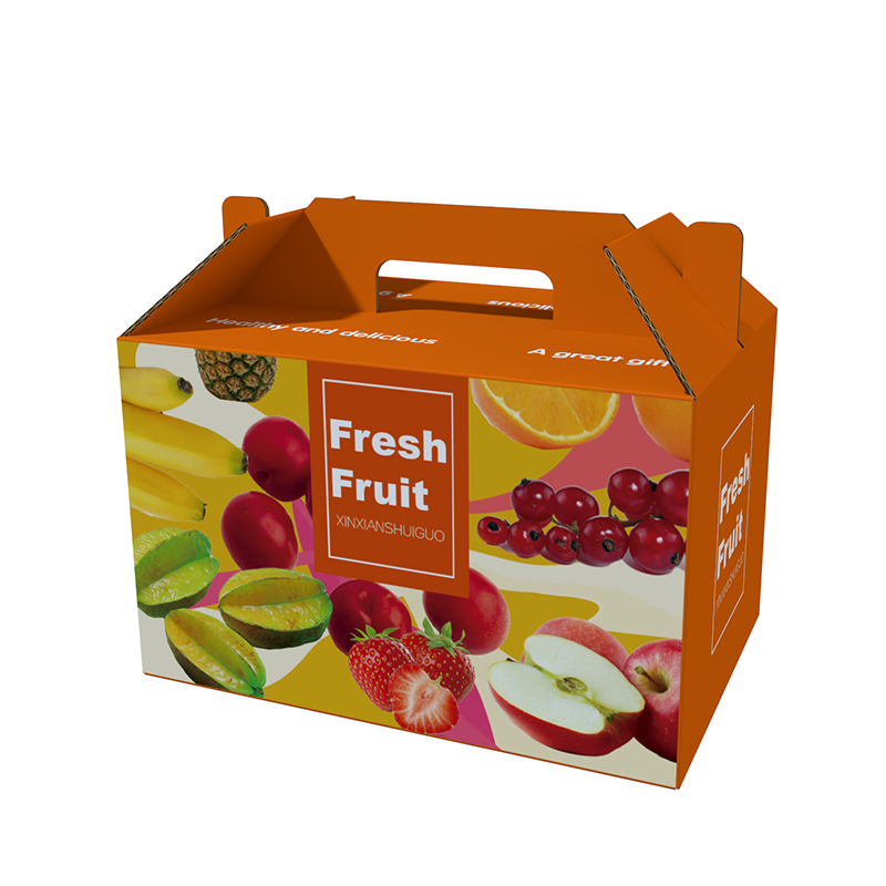 Manufacturer Custom Design Low Price Multi Sizes Cardboard Corrugated Paper Fruit Packaging Boxes Banana Carton Box