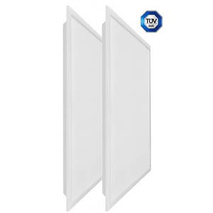 2x2 LED Panel -Lit Flat Light 40W, White Frame, Flush Drop Ceiling Light for Home, Office, Commercial - LED Lighting Fixture