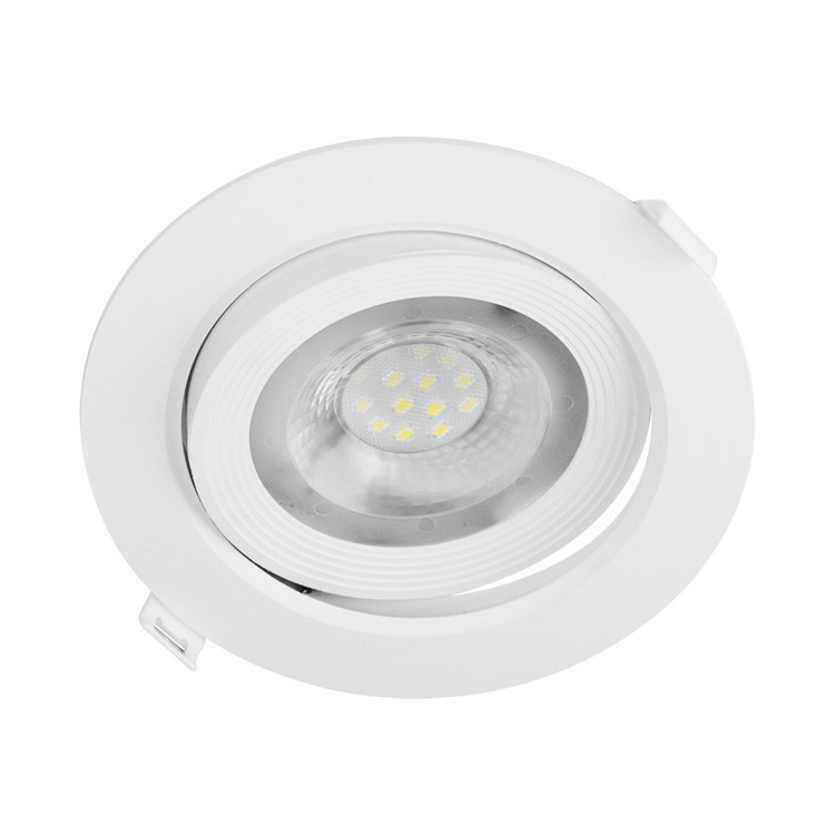 Adjustable Modern Mr16 Gu10  canless led recessed light  thin components ceiling downlight Plastic Housing