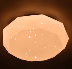 Diamond star shine design 18w 24w 36w romantic morden led ceiling light bedroom lamp for indoor lighting