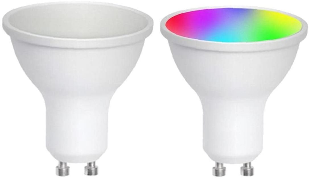 Zigbee Bridge Led Spotlight 5W RGB CCT GU10 220-240V AC 90 80 SMD2835 Rgb 24w 30w Smart Tuya Zigbee Led Ceiling Light 120 Degree