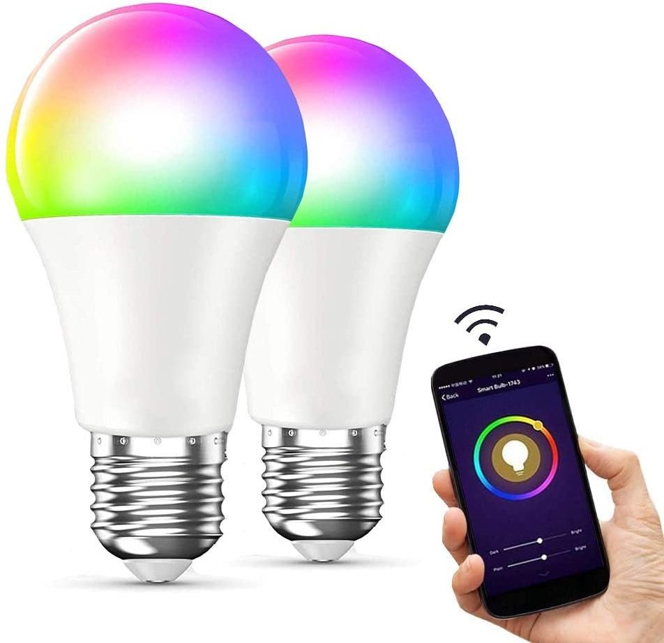 hot product led bulb smart  smart home tuya Remote Control Dimmable round E27 9.4w wifi light bulb