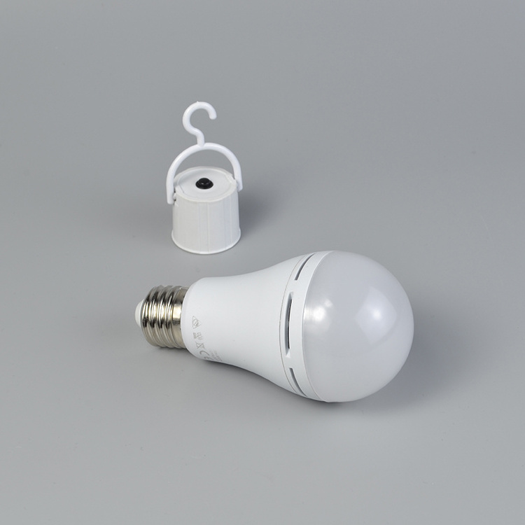 LED Emergency Light Bulb with Built-in Rechargeable Battery 3 Hours of Light in Power Outage