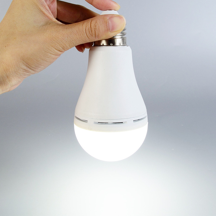 LED Emergency Light Bulb with Built-in Rechargeable Battery 3 Hours of Light in Power Outage