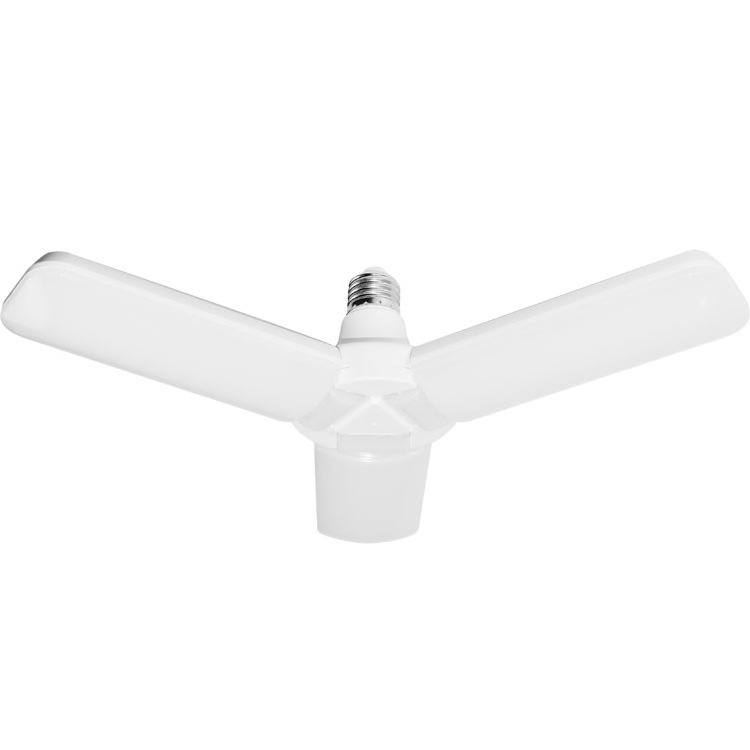 Hanlux slient design ceiling fan with light blade modern  foldable bulb led indoor ceiling light room lamp ningbo factory