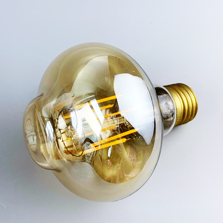 a60 t30 st58 st24 filament bulb smoke 8w 110v dimmable e27 led filament bulb