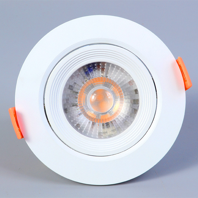 High quality 5W downlight spotlight office home hotel ceiling recessed adjustable cob round led spot down light