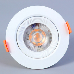 High quality 5W downlight spotlight office home hotel ceiling recessed adjustable cob round led spot down light