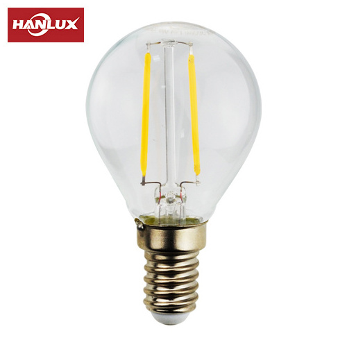 Hanlux 9 watt dc led filament bulb hotsale a60 6w 8w 230v 110v e27 filament bulb twin e27 led bulb lamp edison 4w amber glass