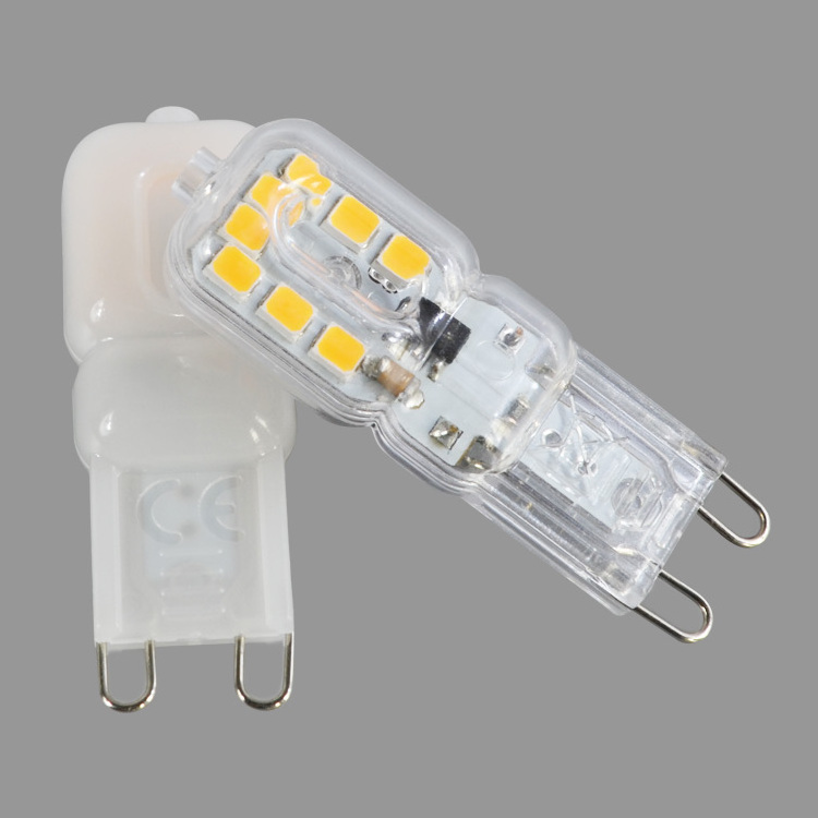 Milky Clear G9 3W 5W 3000K Warm White AC220 12V Dimmable G9 LED MIni Bulb for Indoor Chandeliers