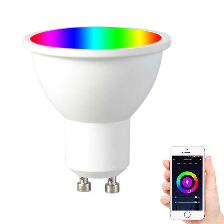 TUYA WIFI LED GU10 wireless control smart GU10 gu10 tuya wifi smart light gu10 smart bulb iluminacin inteligente