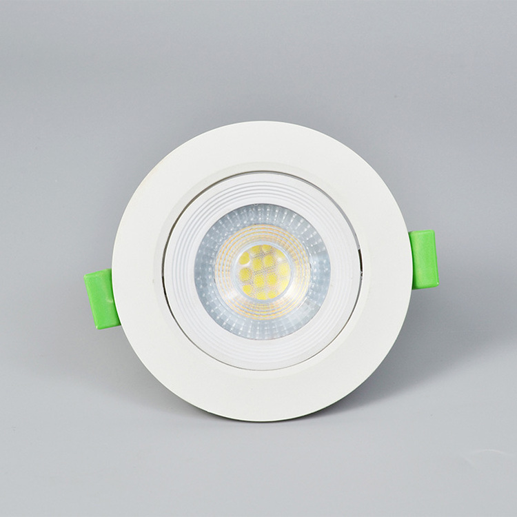 Hanlux Ceiling adjustable recessed downlight gimbal 50w 40w 30w 20w 10w led downlight moveable banana down light