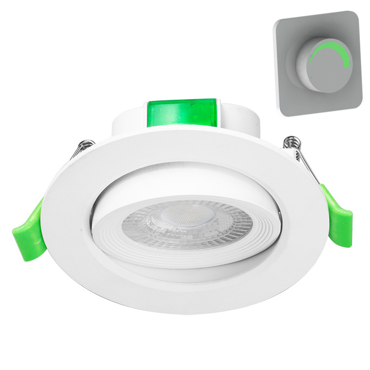 Hanlux Ceiling adjustable recessed downlight gimbal 50w 40w 30w 20w 10w led downlight moveable banana down light