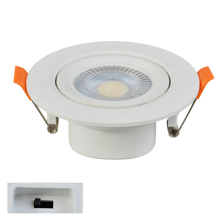 Hanlux Ceiling adjustable recessed downlight gimbal 50w 40w 30w 20w 10w led downlight moveable banana down light