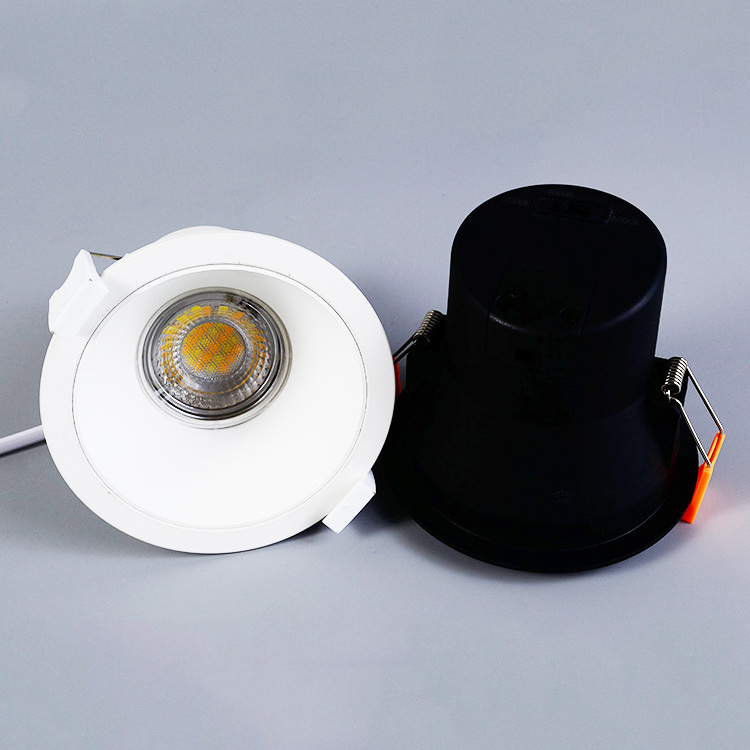 New Design Spot Light Adjustable Recessed Led Downlight Anti Glare Led Cob Downlight Round Downlight Cct Adjustable 3000k-6000k