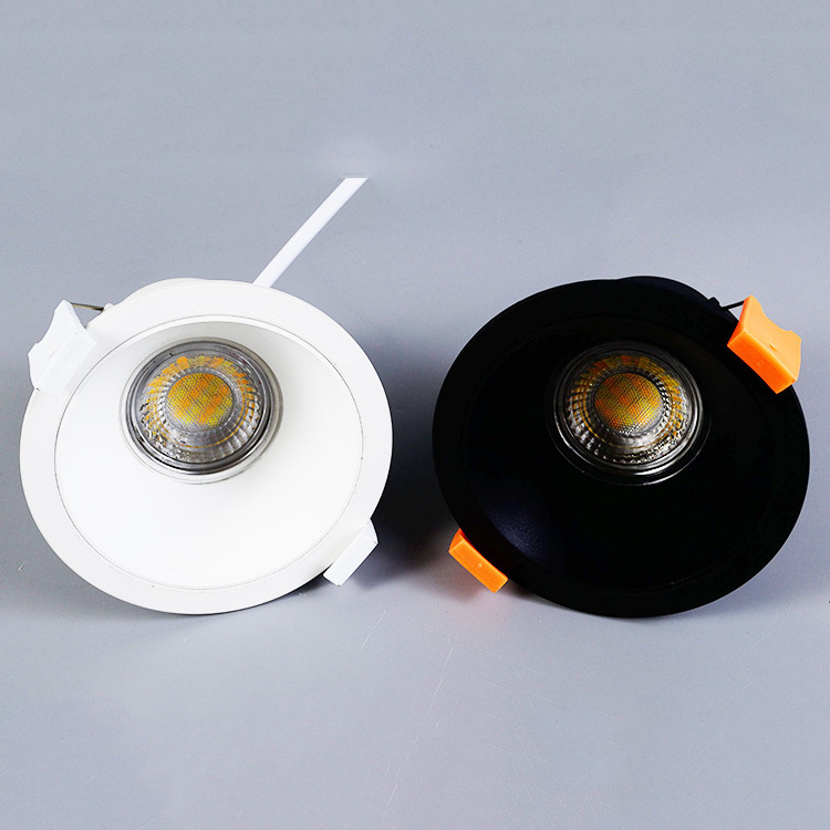 New Design Spot Light Adjustable Recessed Led Downlight Anti Glare Led Cob Downlight Round Downlight Cct Adjustable 3000k-6000k