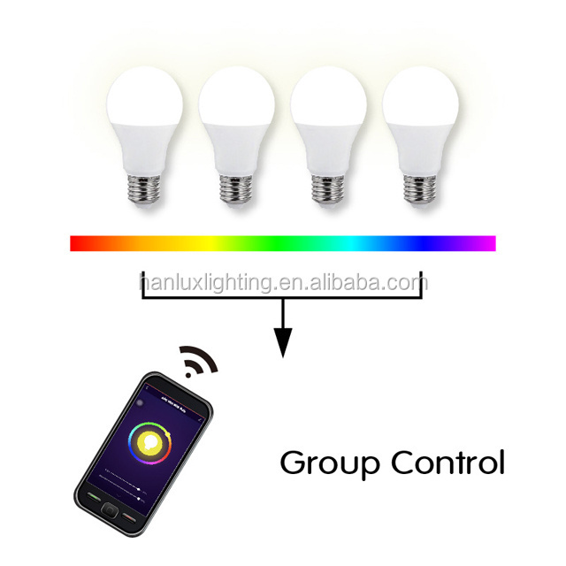 Hanlux 16 Color AN028-RGB Changing 4 Modes Magic Light E27 B22 3W 5W RGB LED Lamp Bulb + Wireless Remote Control