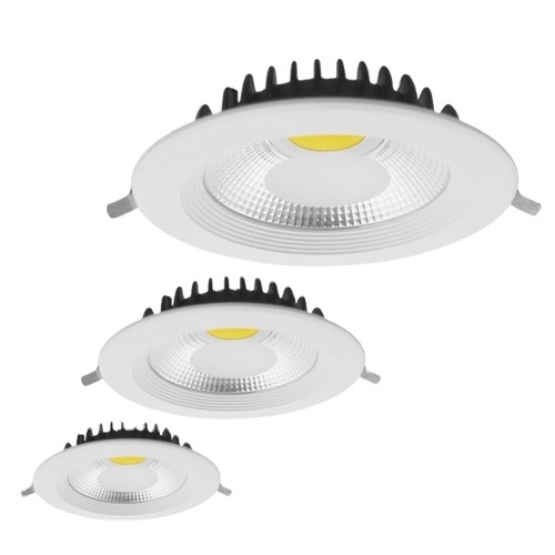 Deep Recessed Downlight Office Led Downlight Trimless Commercial Downlight OEM Indoor Lighting 90 Modern 80 Round COB 120 Degree