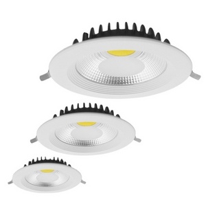 Deep Recessed Downlight Office Led Downlight Trimless Commercial Downlight OEM Indoor Lighting 90 Modern 80 Round COB 120 Degree