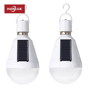 Hanlux Super Bright Outdoor LED emergency bulbs 7W 12W e27 IP65 waterproof portable solar light led bulb