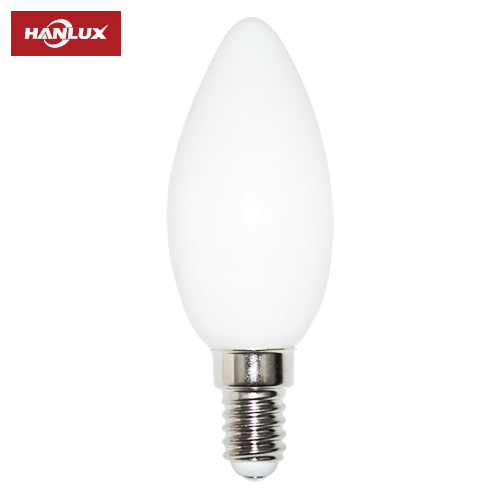 Hanlux C7 Christmas Replacement Light Bulbs C7 Clear Incandescent Bulb for Christmas String Light E12 Candelabra Base 5 Watt