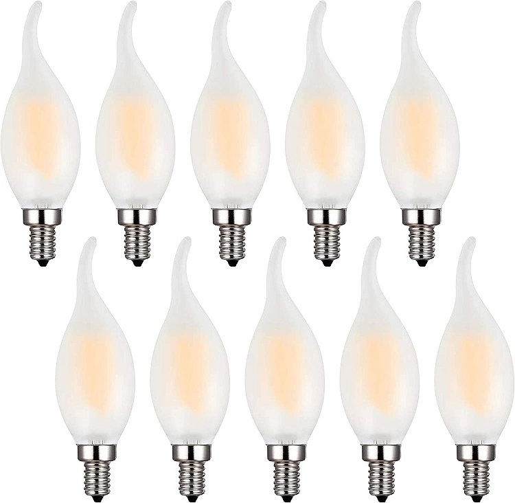 E14 2W E27 4W vintage bulb C35 LED candle filament bulb lamp dimmable vintage light bulbs