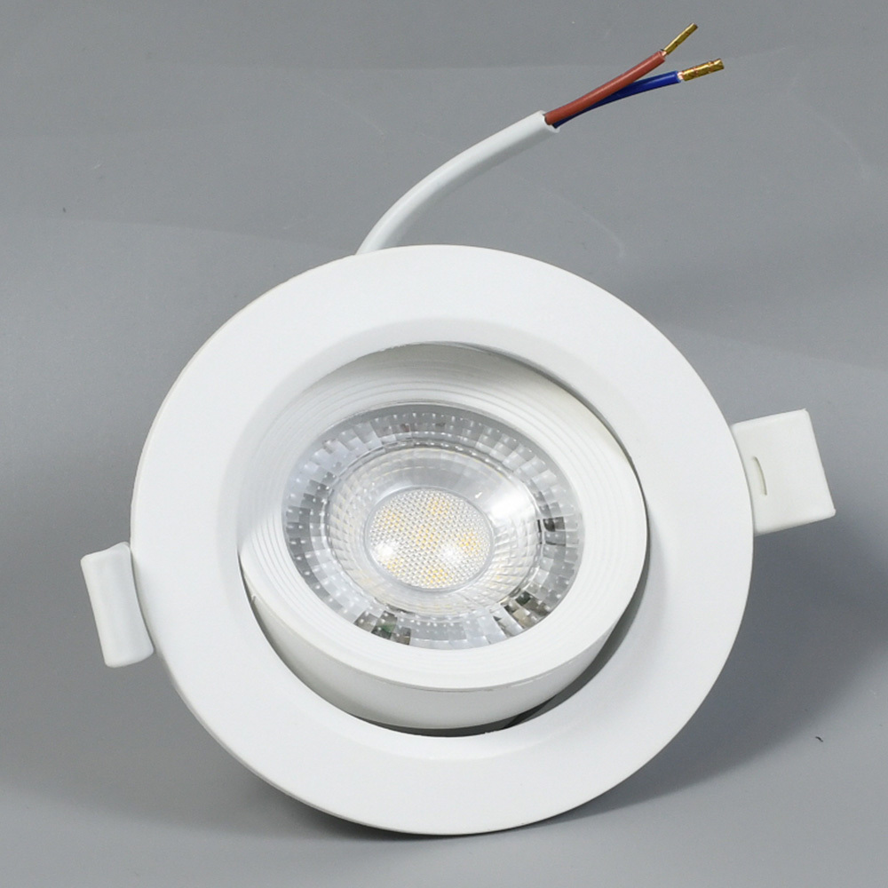 Hanlux Indoor Lighting Round Square Recessed Mounted Adjustable SMD Downlight 5w 7w 9w,12w Ceiling Led Spot Light