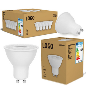 5 Pack GU10 LED Bulb Dimmable, 50W Halogen Equivalent Light Bulbs Replacement 120degree 5w gu10 light for Bedroom