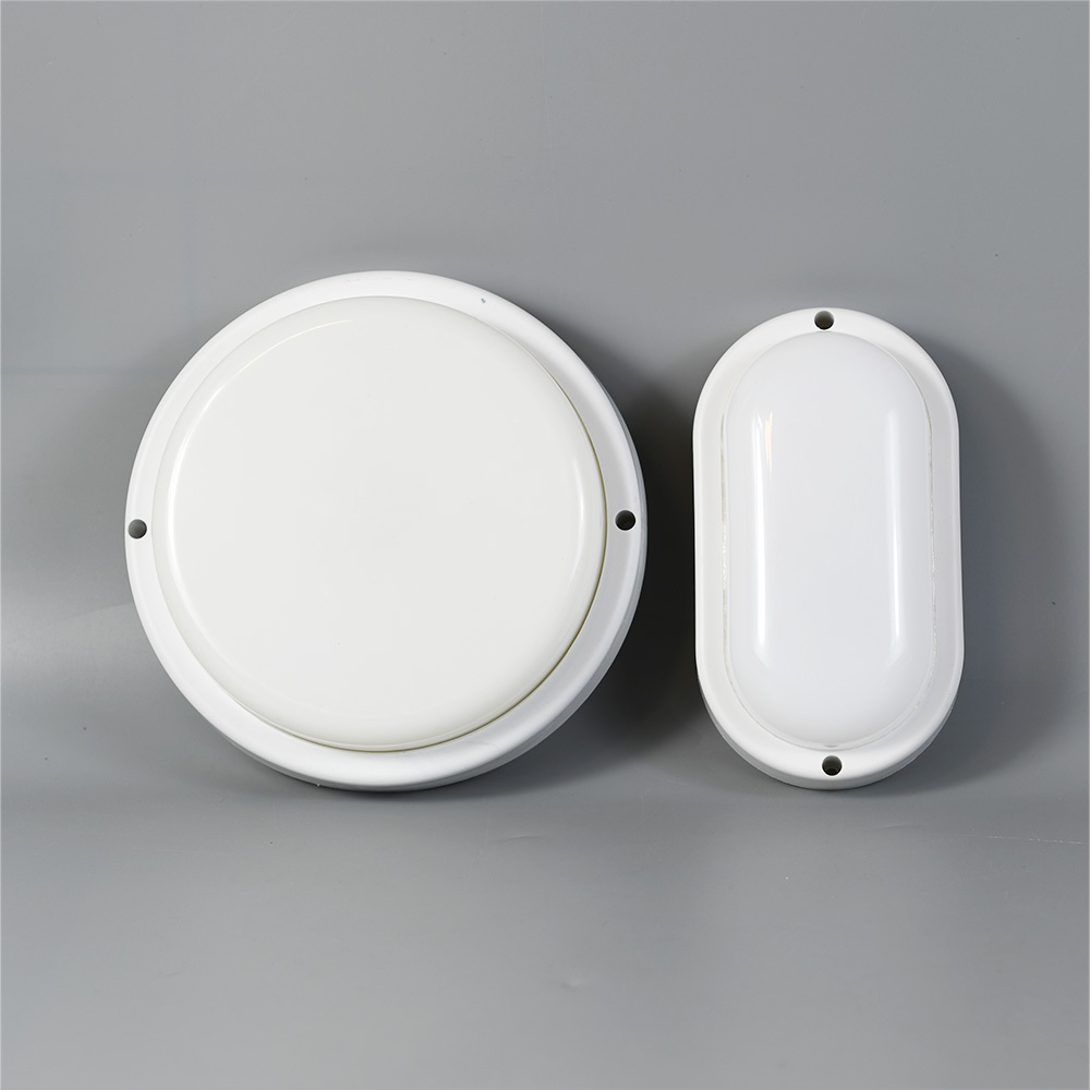 round led bulkhead light 12W LED 4000K IP54 Flush Wall Mounted Oval Bulkhead Light Fitting Trim