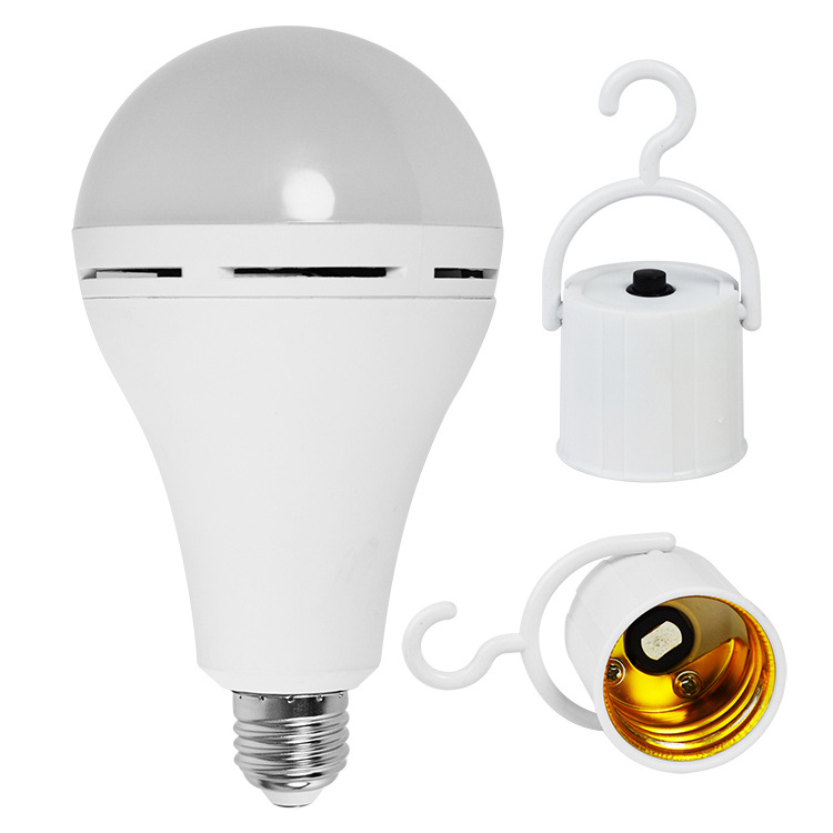 Hanlux emergency led bulb double battery usb emergency bulb detachable emergency rechargeable removable led bulb