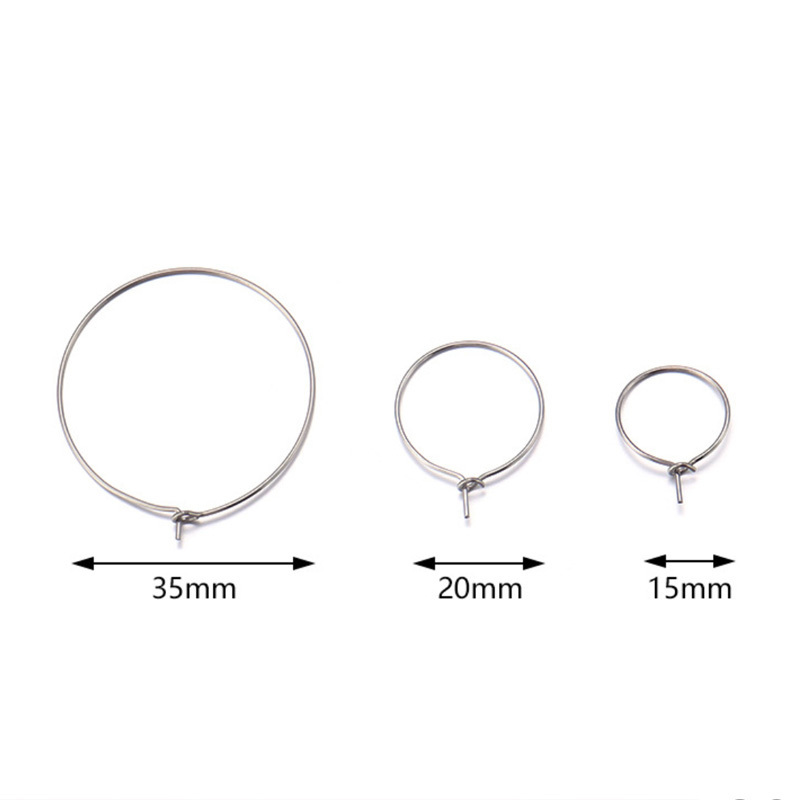 Stainless Steel Earring Loop  hook earring findings