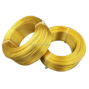 craft wire aluminium wire 1mm 2mm gold plating