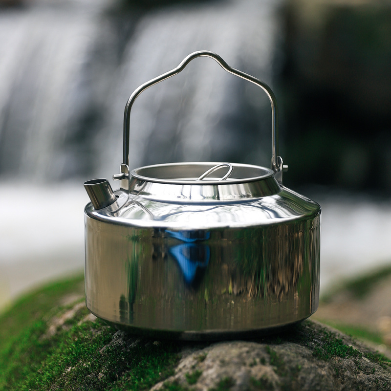 Hot selling stainless steel teapots Polishing Surface Stainless Tea Pot Outdoor coffee pot boiling kettle