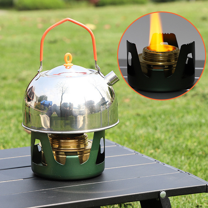 Mini Alcohol Stove for Camping Picnic Outdoor Cooking Ultralight Spirit Burner