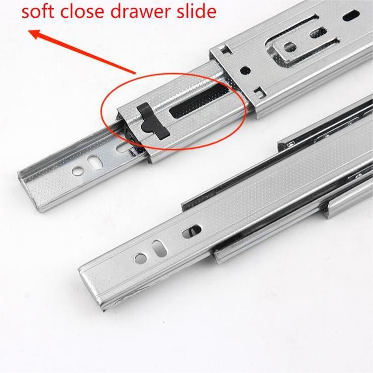 35mm Full Extension Ball Bearing Telescopic Channel Drawer Slide