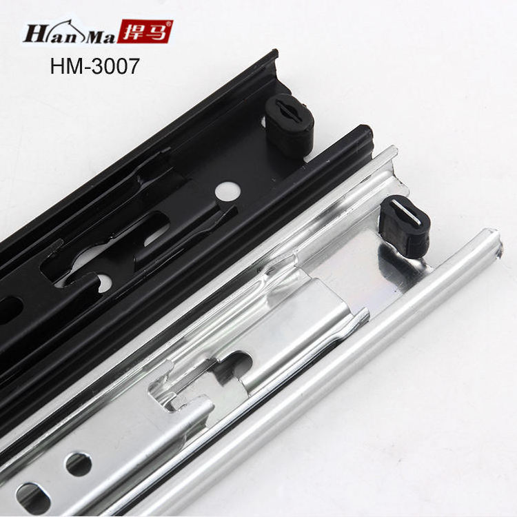 Furniture hardware sliding drawer soft close drawer slides for metal drawers