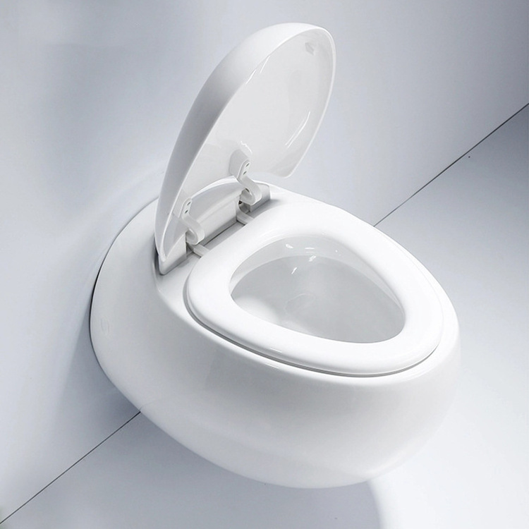 Conceal Wall Mounting Hang Wc Toilet Ceramic Water Closet Commode With Flush Valve