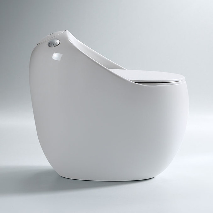 High Quality Water Efficient Siphonic Type Wc Egg Shape Ceramic Sanitary Ware Toilet Bowl