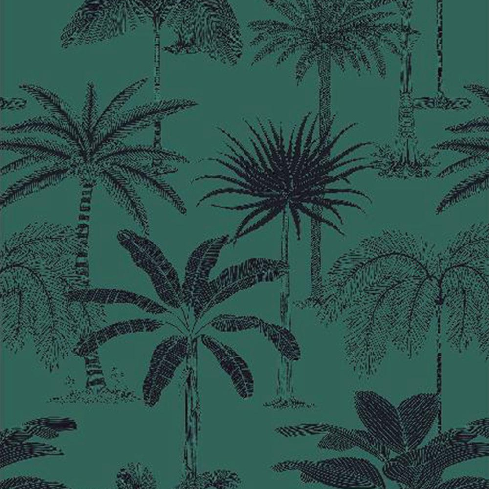 Tropical Palm Wallpaper Rainforest Leaves Non Woven Wallpaper Tropical Jungle Green Wallpaper Palm Leaves