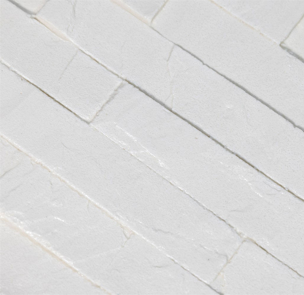 Modern style 1160*140 mm wood brick flexible clay tile exterior stone tile peel and stick wall tile