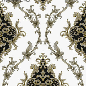 HANMERO Luxury High Grade Black Gold Embossed Texture Metallic 3D Damask wallpaper for wall Roll washable Vinyl PVC Wallpaper