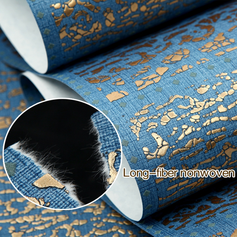 Best selling pvc grain non-woven living room wallpaper