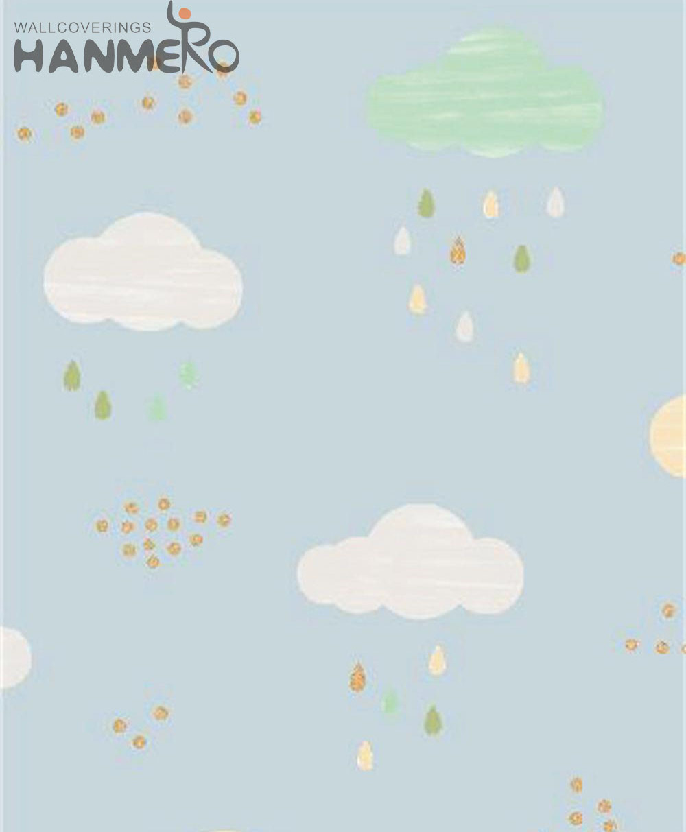 Cute Clouds Wall Decals Removable Vinyl Sticker Unpasted Wallpaper for Living Room Nursery Children Baby Kids Boys Girls Bedroom